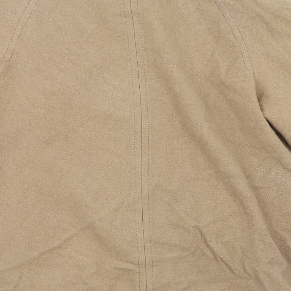 Womens UK Size 16 Miss Smith Beige Pea Coat