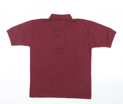 Womens UK Size XS JERZEES Purple Basic Polo