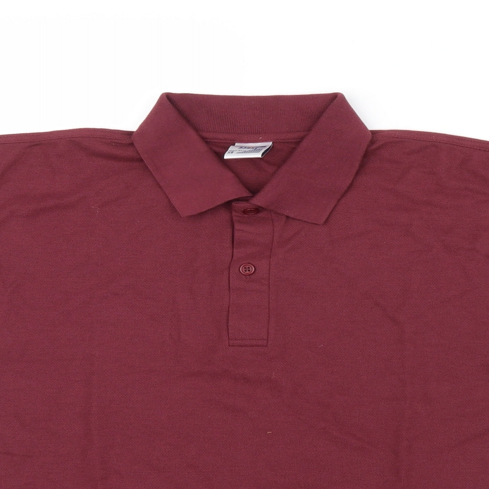 Womens UK Size XS JERZEES Purple Basic Polo