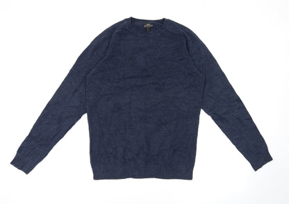 Mens UK Size S next Blue Pullover Sweatshirt