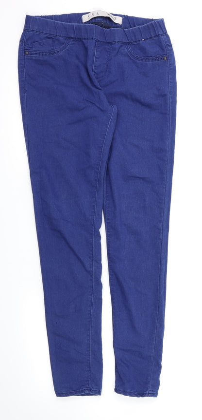 Womens UK Size 8 Denim & Co. Regular Fit Jegging Blue Trousers