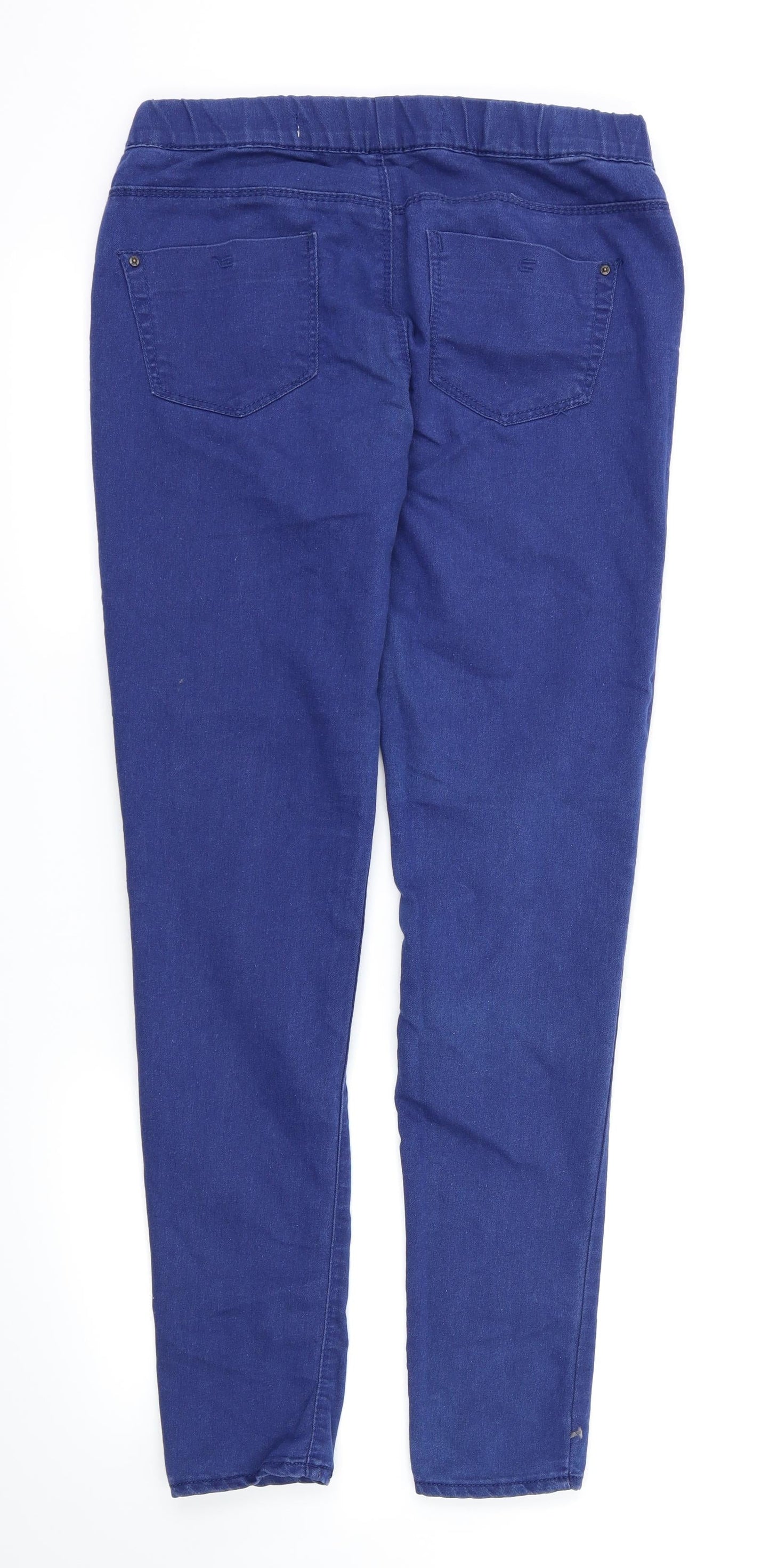 Womens UK Size 8 Denim & Co. Regular Fit Jegging Blue Trousers