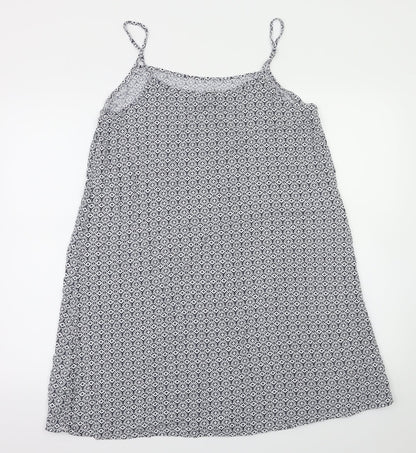 Papaya Womens Blue Argyle/Diamond  Fit & Flare  Size 14