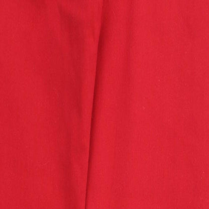 Denim & Co  Womens Red Houndstooth  Skinny Jeans Size 10 L29 in