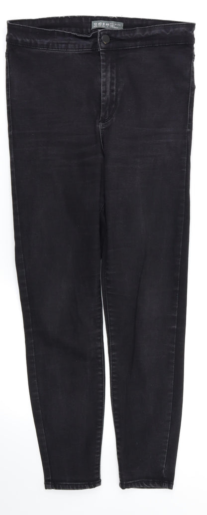 Denim &co  Womens Black   Skinny Jeans Size 12 L25 in