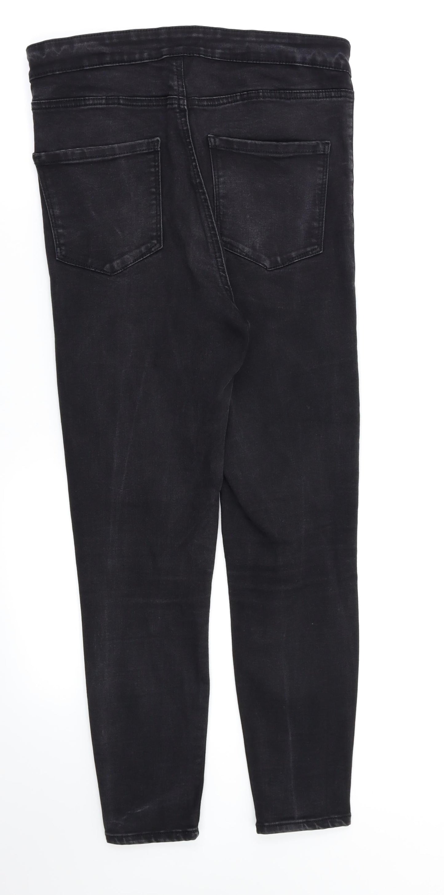 Denim &co  Womens Black   Skinny Jeans Size 12 L25 in