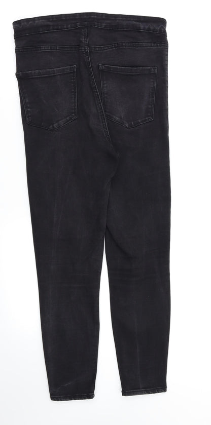 Denim &co  Womens Black   Skinny Jeans Size 12 L25 in