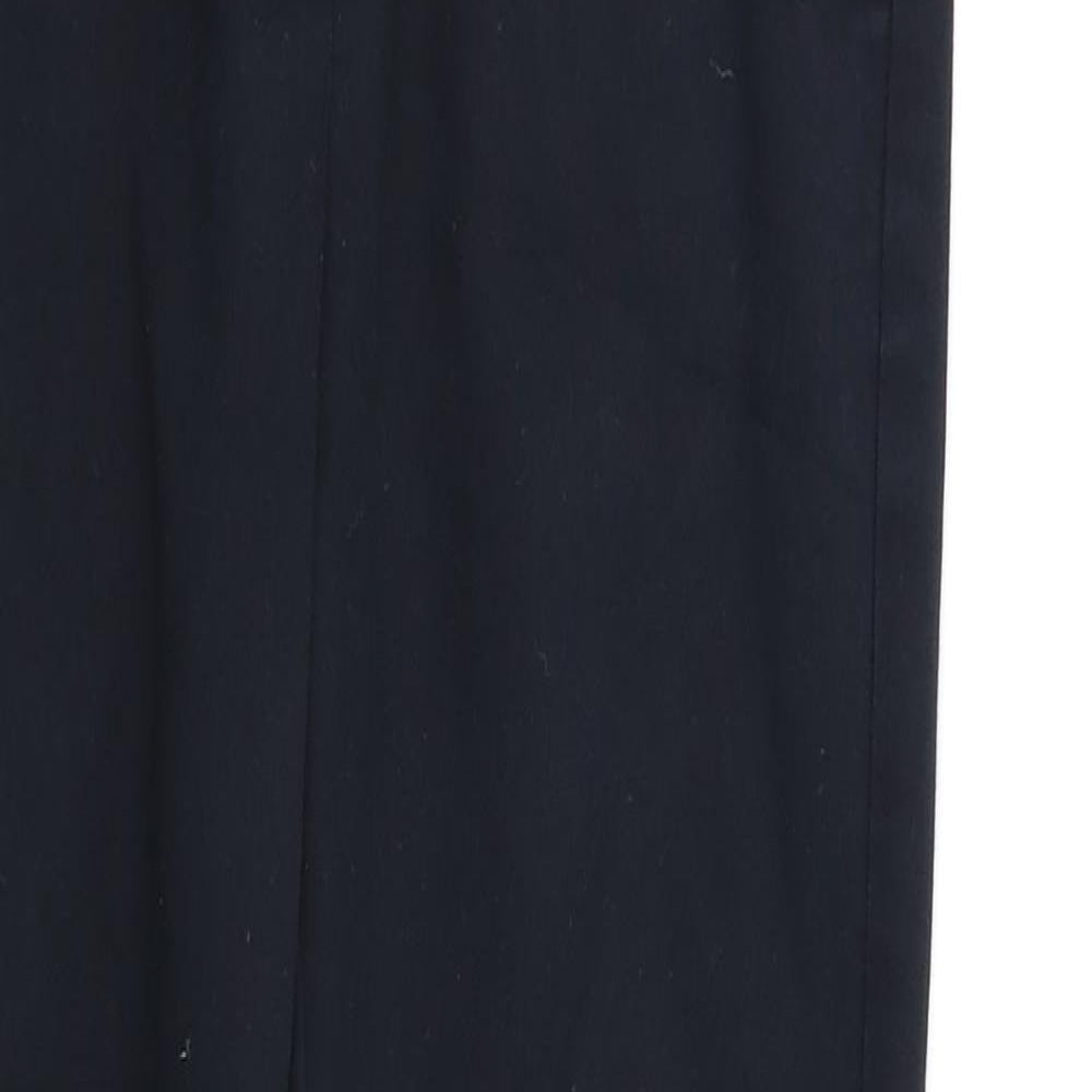 M&S Womens Black   Trousers  Size 8 L26 in