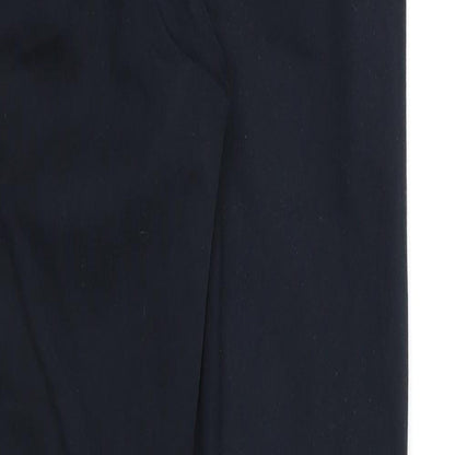 M&S Womens Black   Trousers  Size 8 L26 in