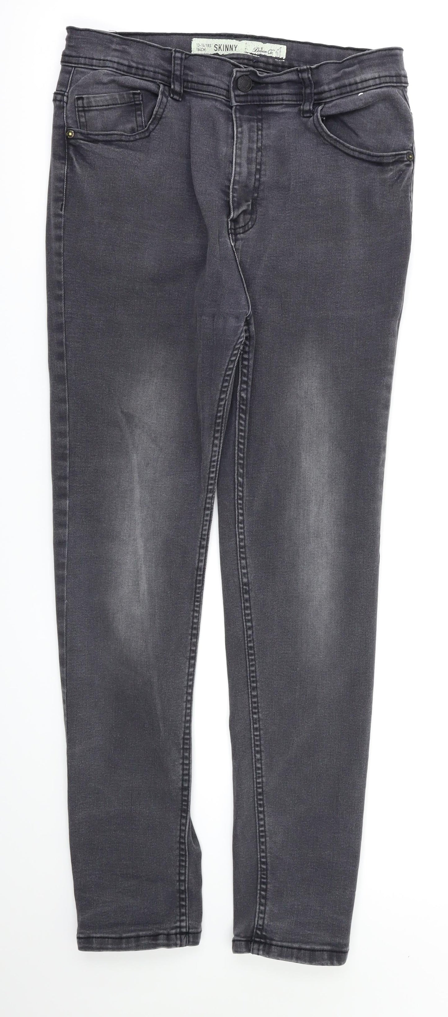 Denim&co Girls Black   Skinny Jeans Size 13-14 Years
