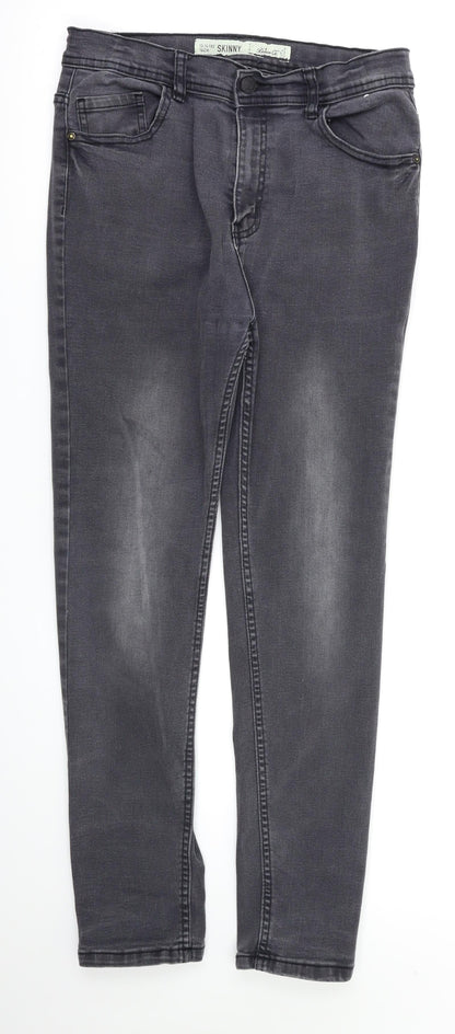 Denim&co Girls Black   Skinny Jeans Size 13-14 Years