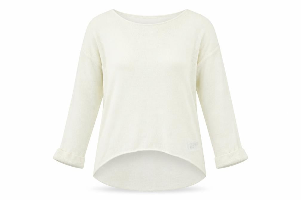 Womens UK Size M H&M Ivory Basic Blouse