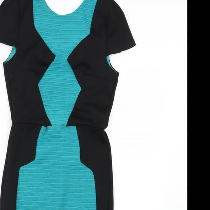 Miss Selfridge Womens Black   Bodycon  Size 6  - Open back