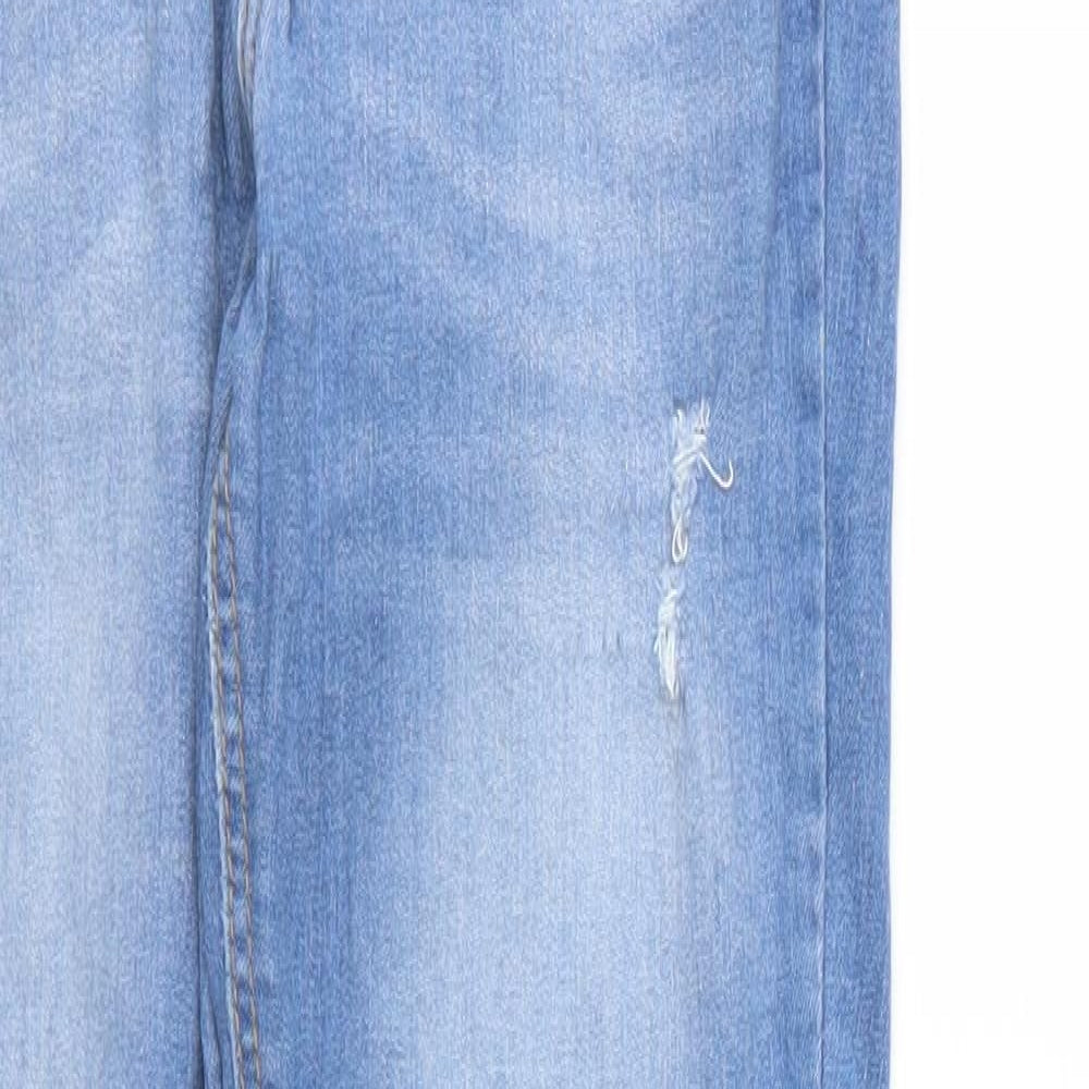 Denim & Co. Womens Blue  Denim Skinny Jeans Size 10 L28 in