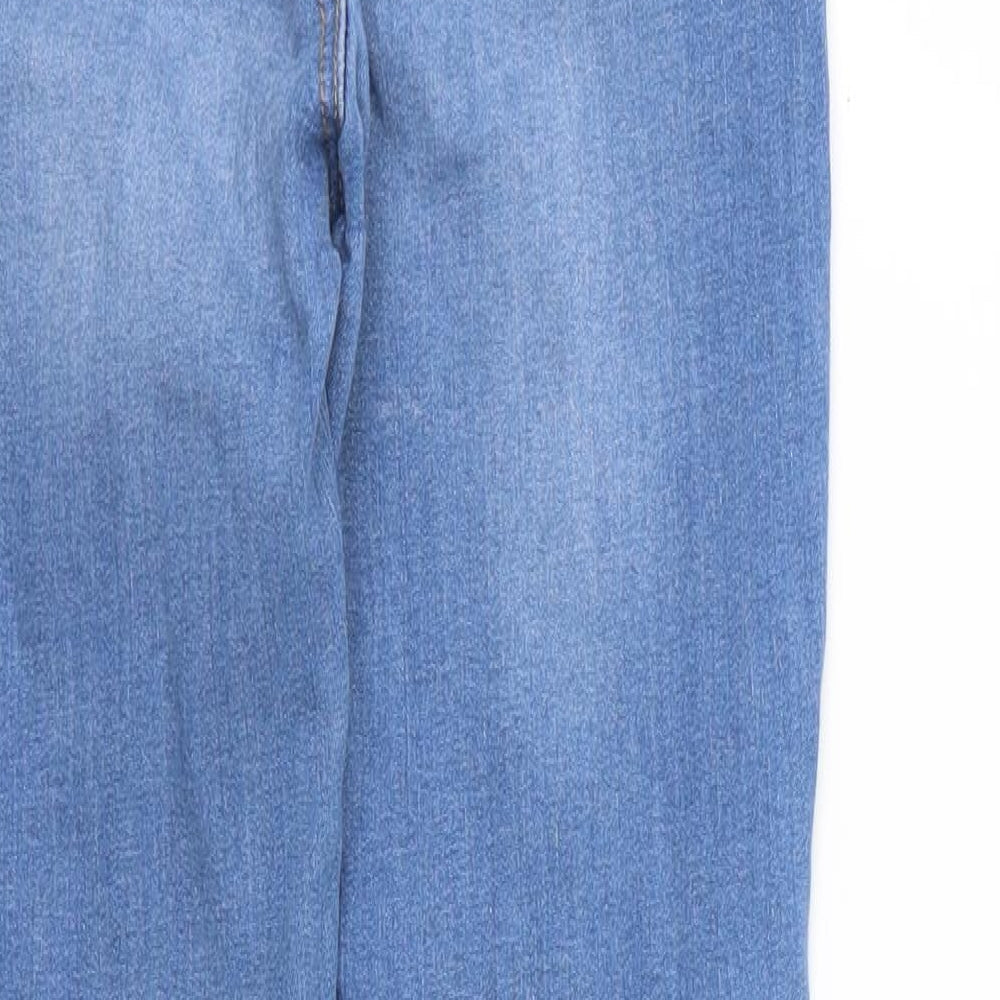 Denim & Co. Womens Blue  Denim Skinny Jeans Size 10 L28 in