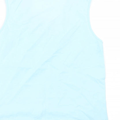 Womens UK Size 10 Preworn Blue Basic Tank