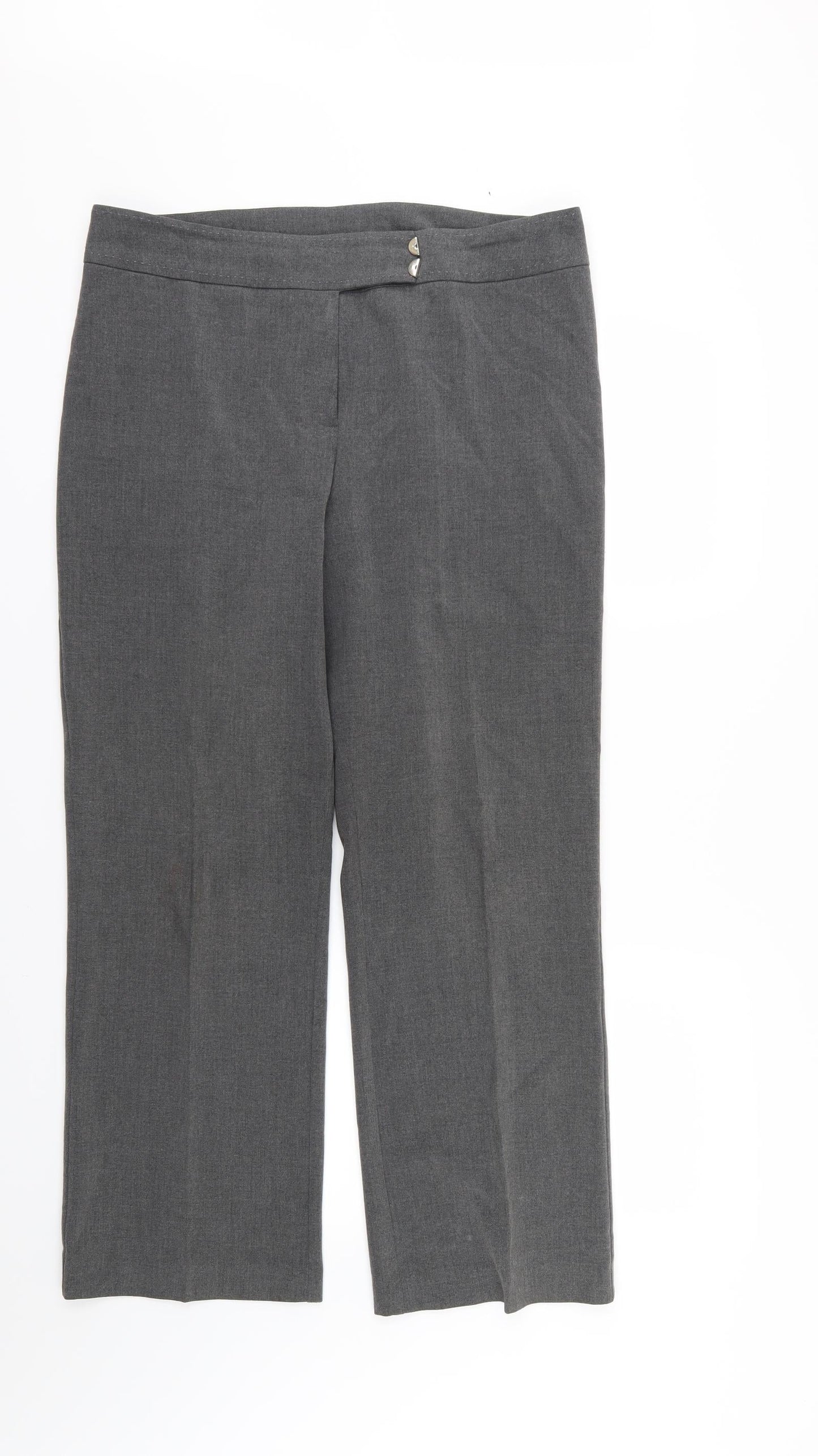 Womens UK Size 16 Ellie Louise Regular Fit  Grey Trousers