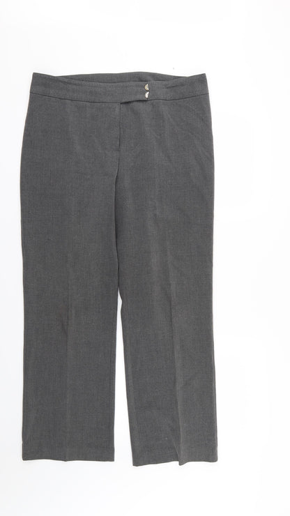 Womens UK Size 16 Ellie Louise Regular Fit  Grey Trousers