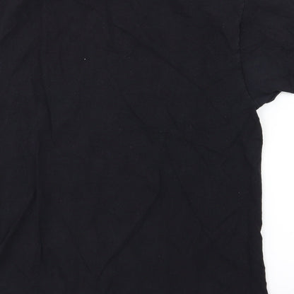Jack Daniels Mens Black  Jersey  T-Shirt Size M