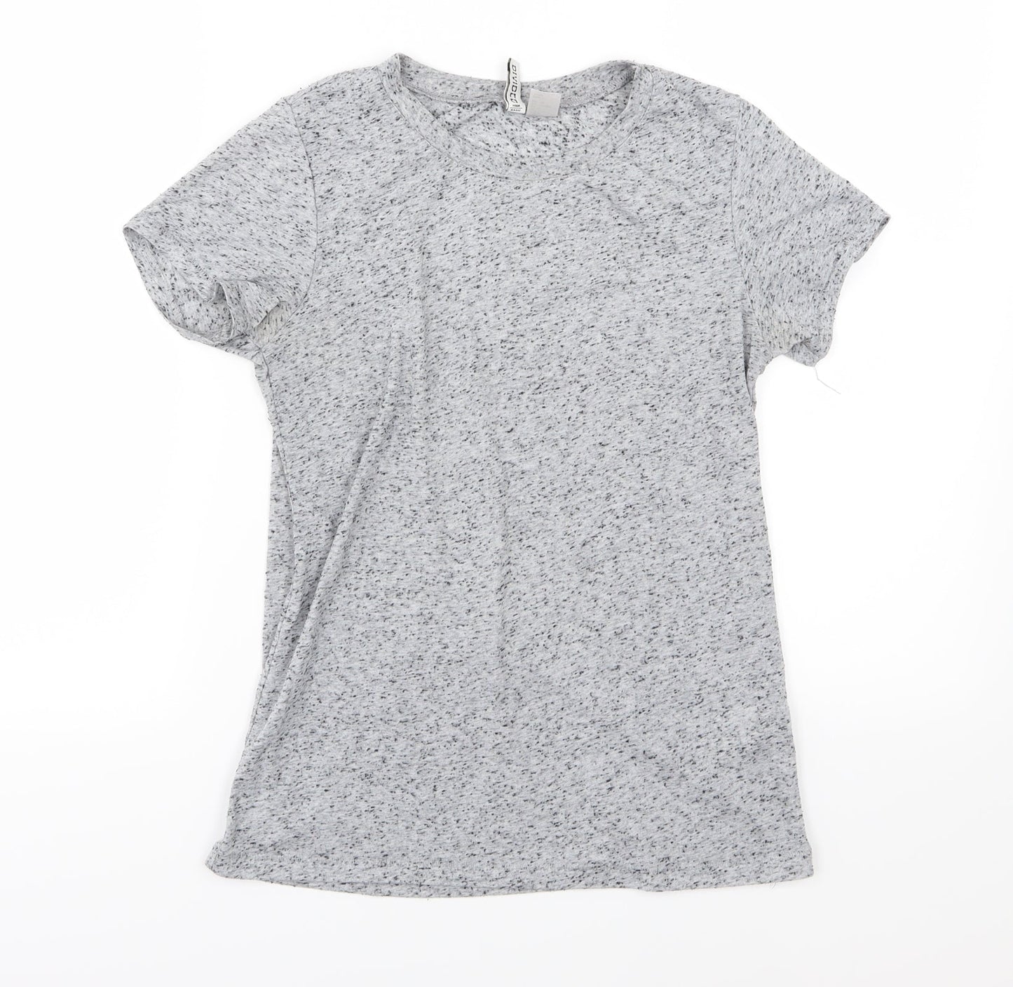Womens UK Size S H&M Grey Basic T-Shirt