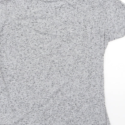Womens UK Size S H&M Grey Basic T-Shirt