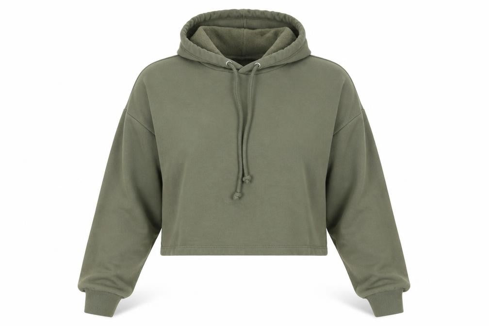 Womens UK Size S Divided by H&M Green Pullover Hoodie