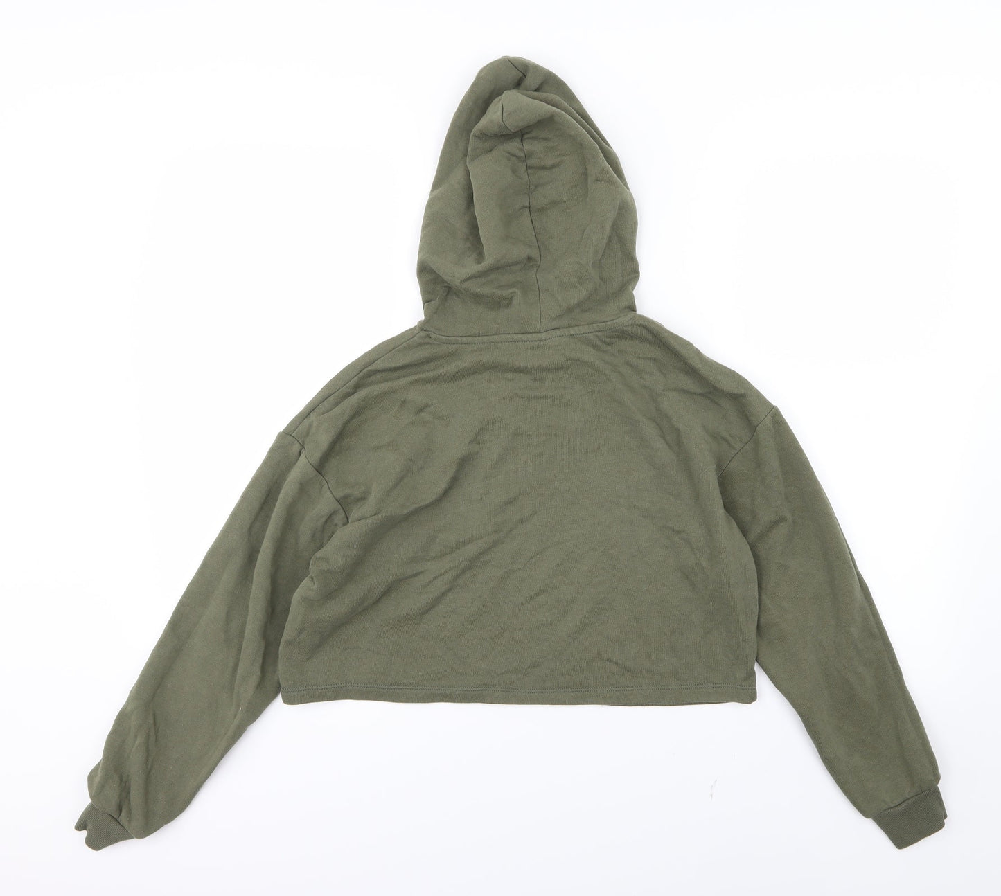 Womens UK Size S Divided by H&M Green Pullover Hoodie