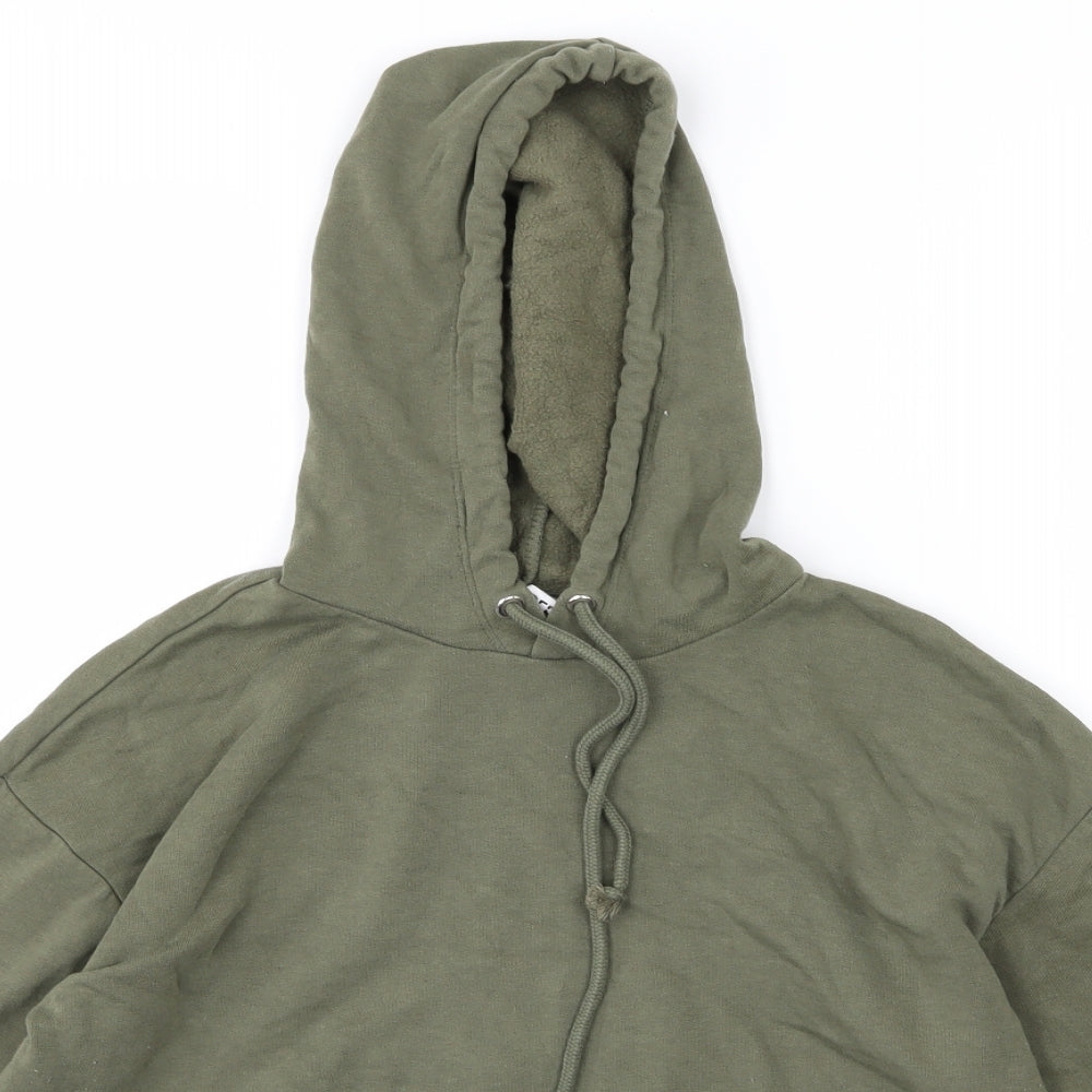 Womens UK Size S Divided by H&M Green Pullover Hoodie