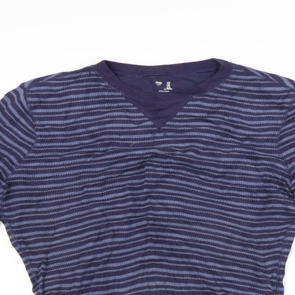 Gap Womens Black Striped  Pullover Jumper Size S