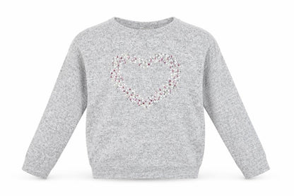 Sweet Millie Girls Grey   Pullover Jumper Size 7 Years