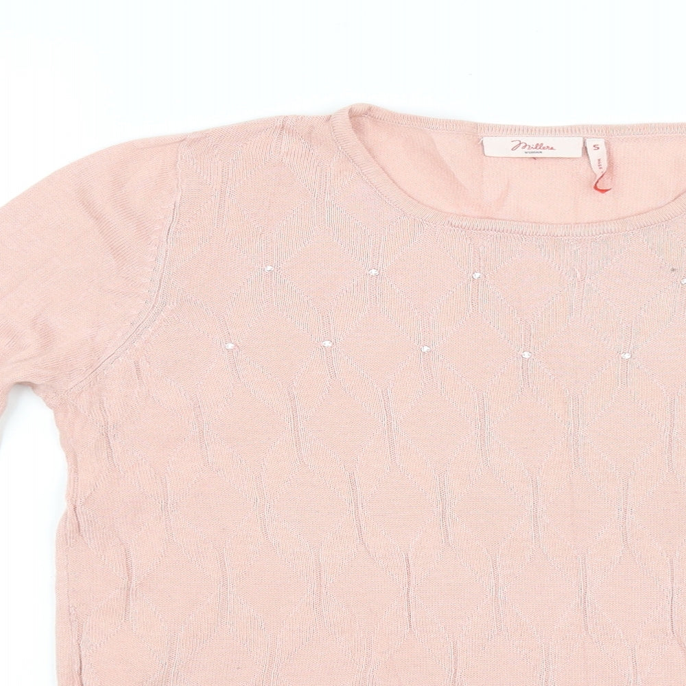 Miller's Womens Orange   Pullover Jumper Size S