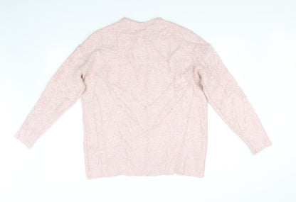 George Womens Pink   Pullover Jumper Size M
