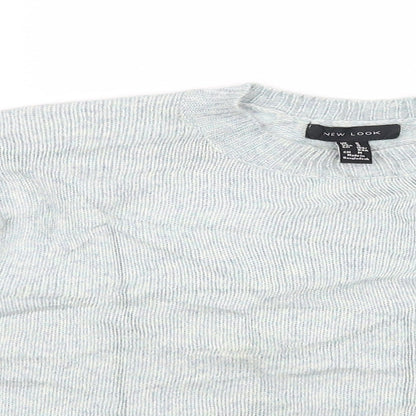 New Look Womens Gold Houndstooth  Pullover Jumper Size M