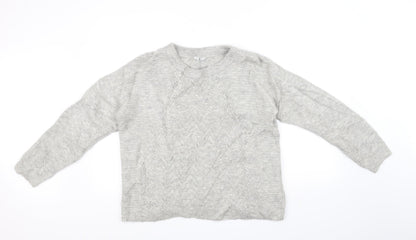 TU Womens Grey   Pullover Jumper Size 10