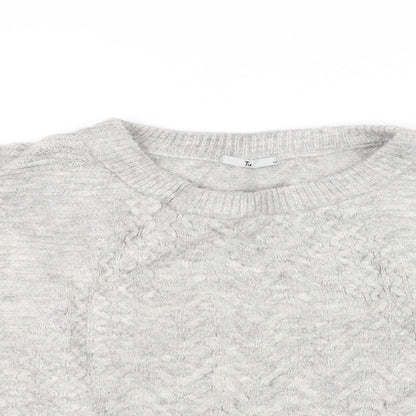 TU Womens Grey   Pullover Jumper Size 10