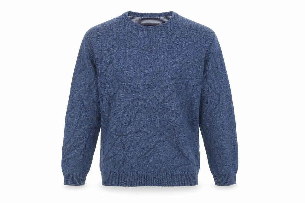Mens UK Size L BHS Blue Pullover Jumper