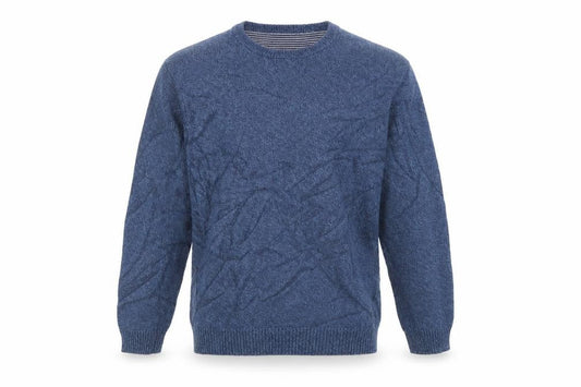 Mens UK Size L BHS Blue Pullover Jumper