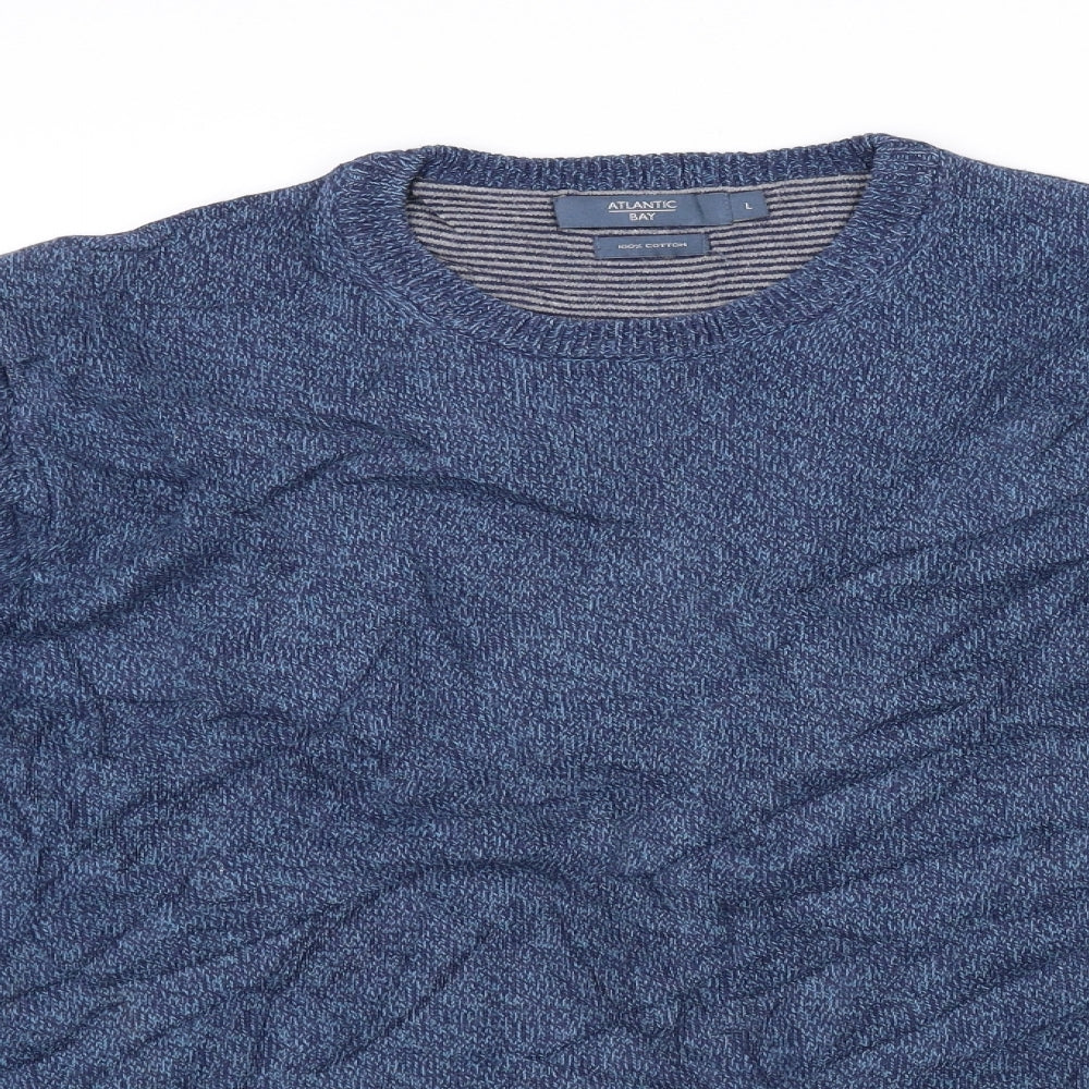 BHS Mens Blue   Pullover Jumper Size L