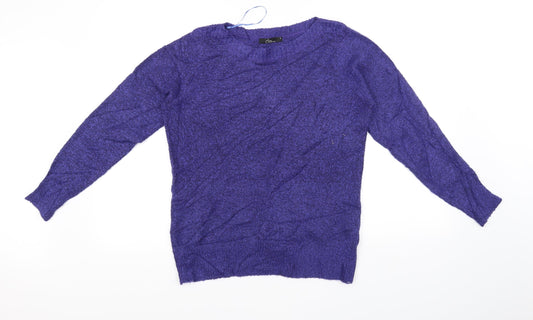 BM Womens Purple   Pullover Jumper Size S