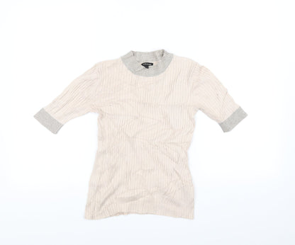Womens UK Size 8 River island Pink Basic T-Shirt