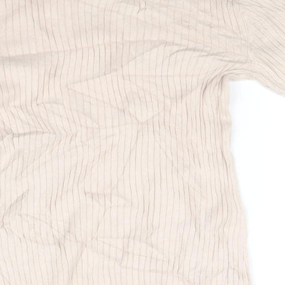 Womens UK Size 8 River island Pink Basic T-Shirt