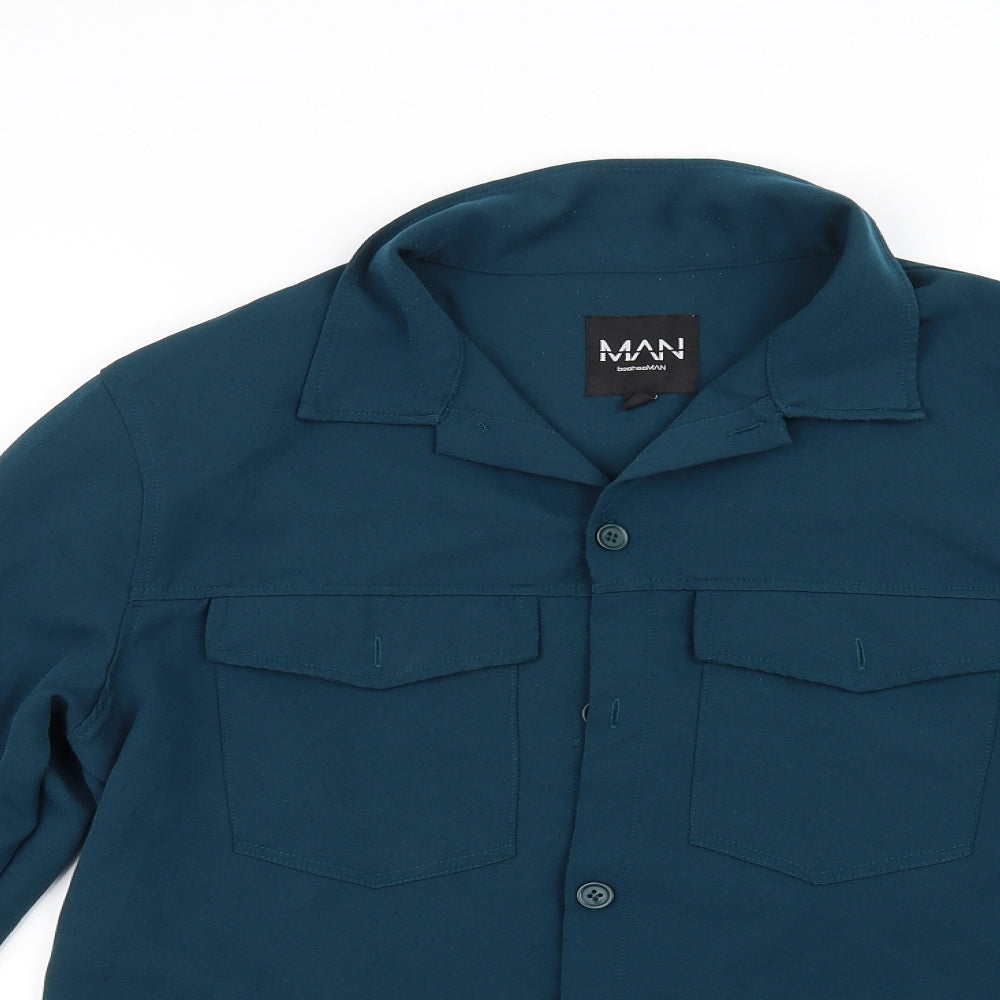 Boohoo Womens Green   Jacket  Size S