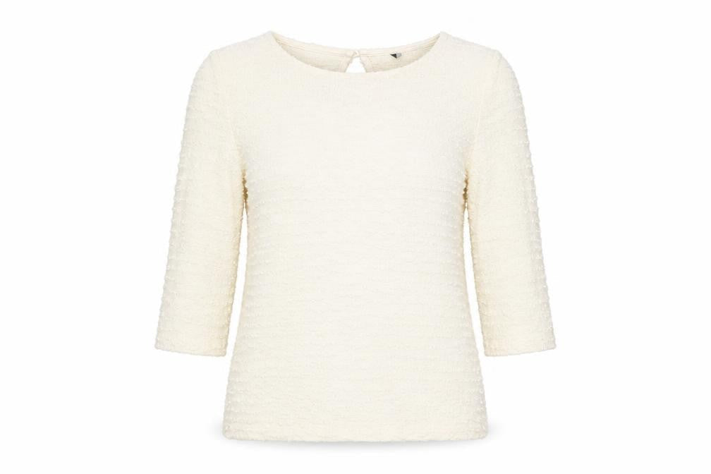 Womens UK Size 12 Limited Edition White Basic Blouse