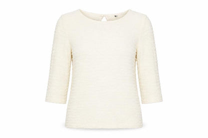 Womens UK Size 12 Limited Edition White Basic Blouse