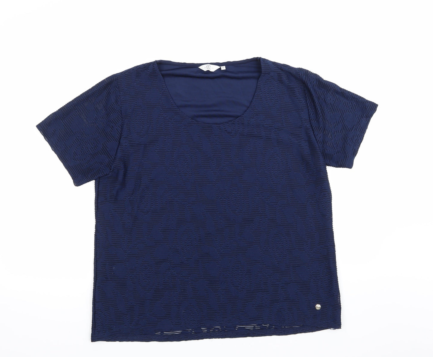 CC Womens Blue   Basic Blouse Size M