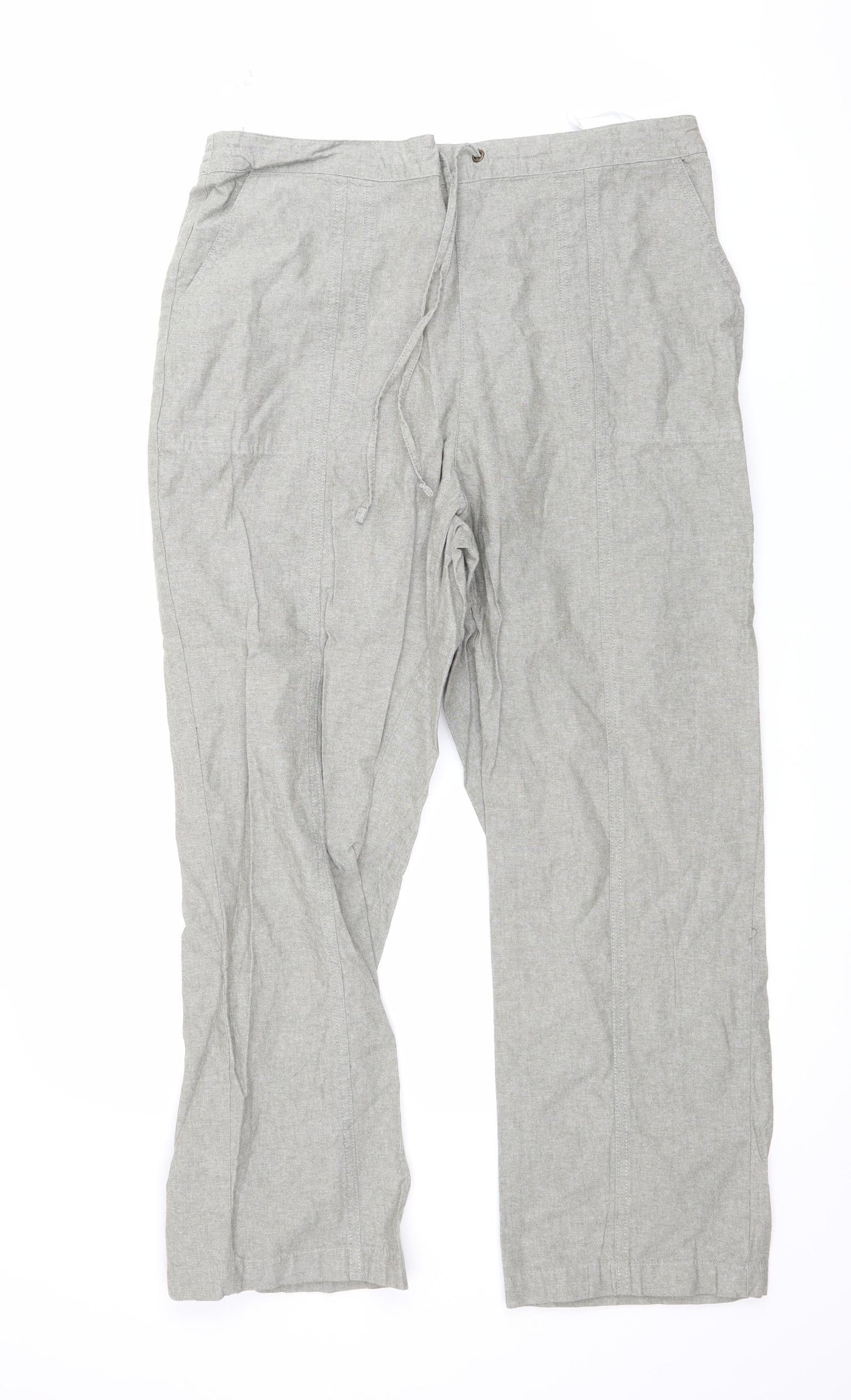 Womens UK Size 16 isle Regular Fit  Grey Trousers