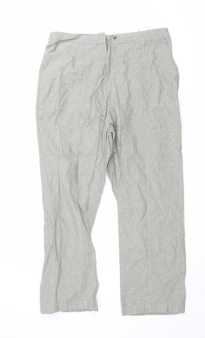 Womens UK Size 16 isle Regular Fit  Grey Trousers