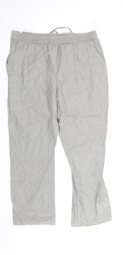 Womens UK Size 16 isle Regular Fit  Grey Trousers