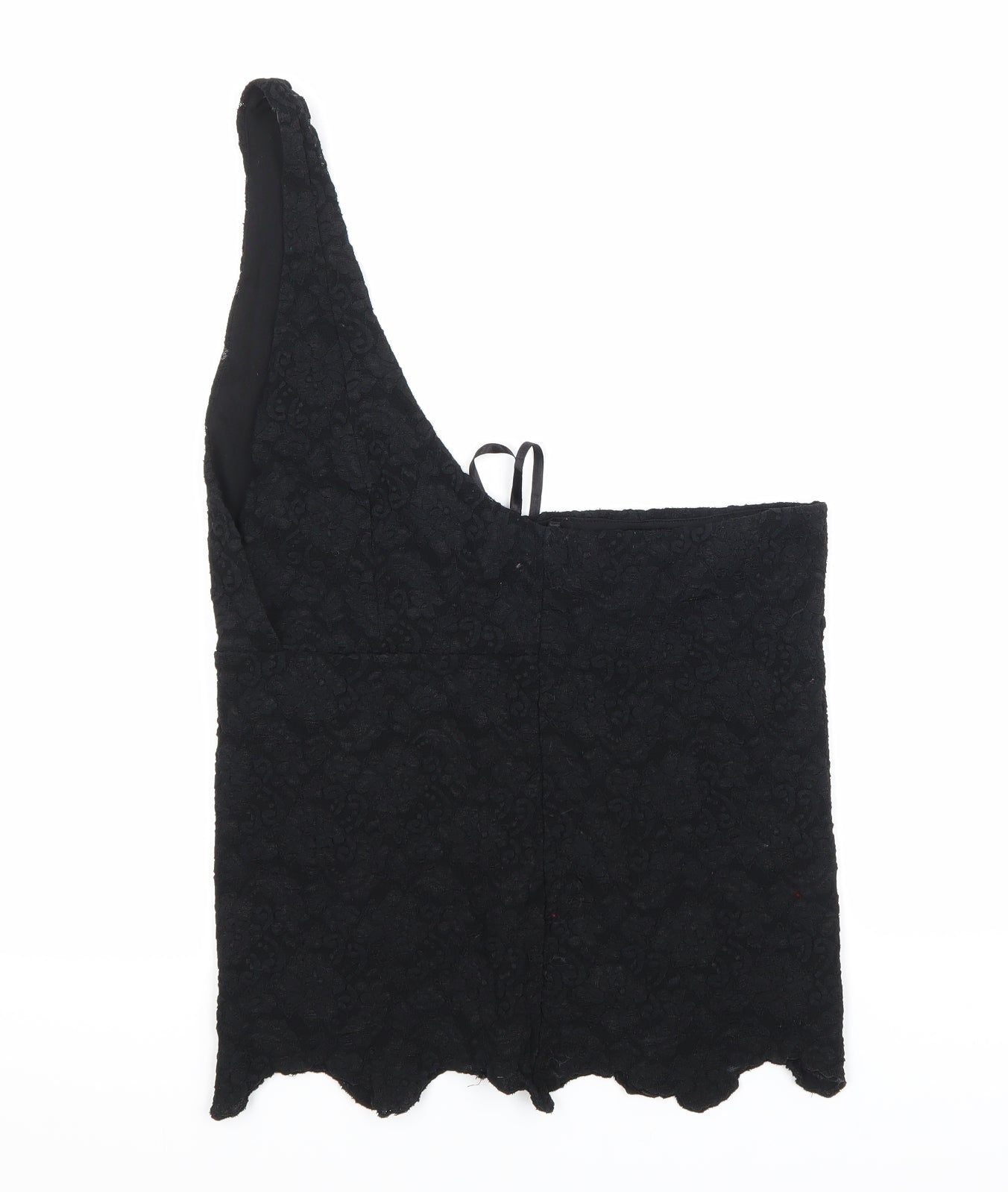 Womens UK Size L Fransa Black Basic Blouse