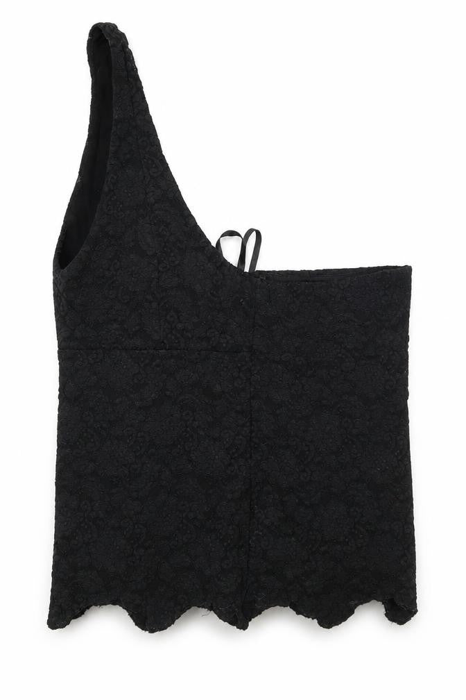 Womens UK Size L Fransa Black Basic Blouse